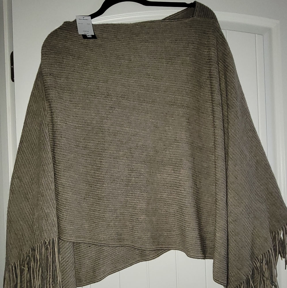 Ladies Poncho Sweater